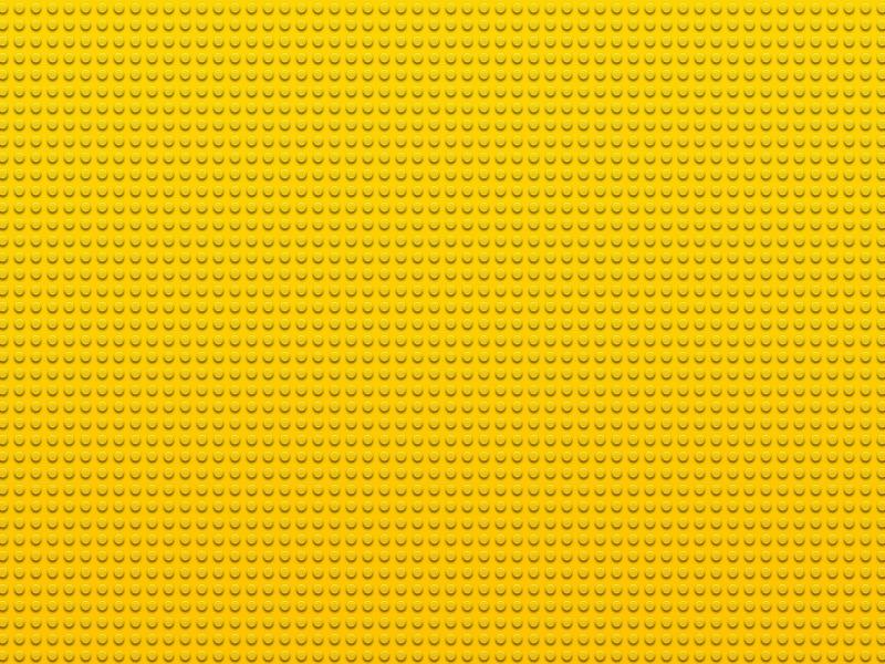 Billede af en stor gul LEGO-plade 